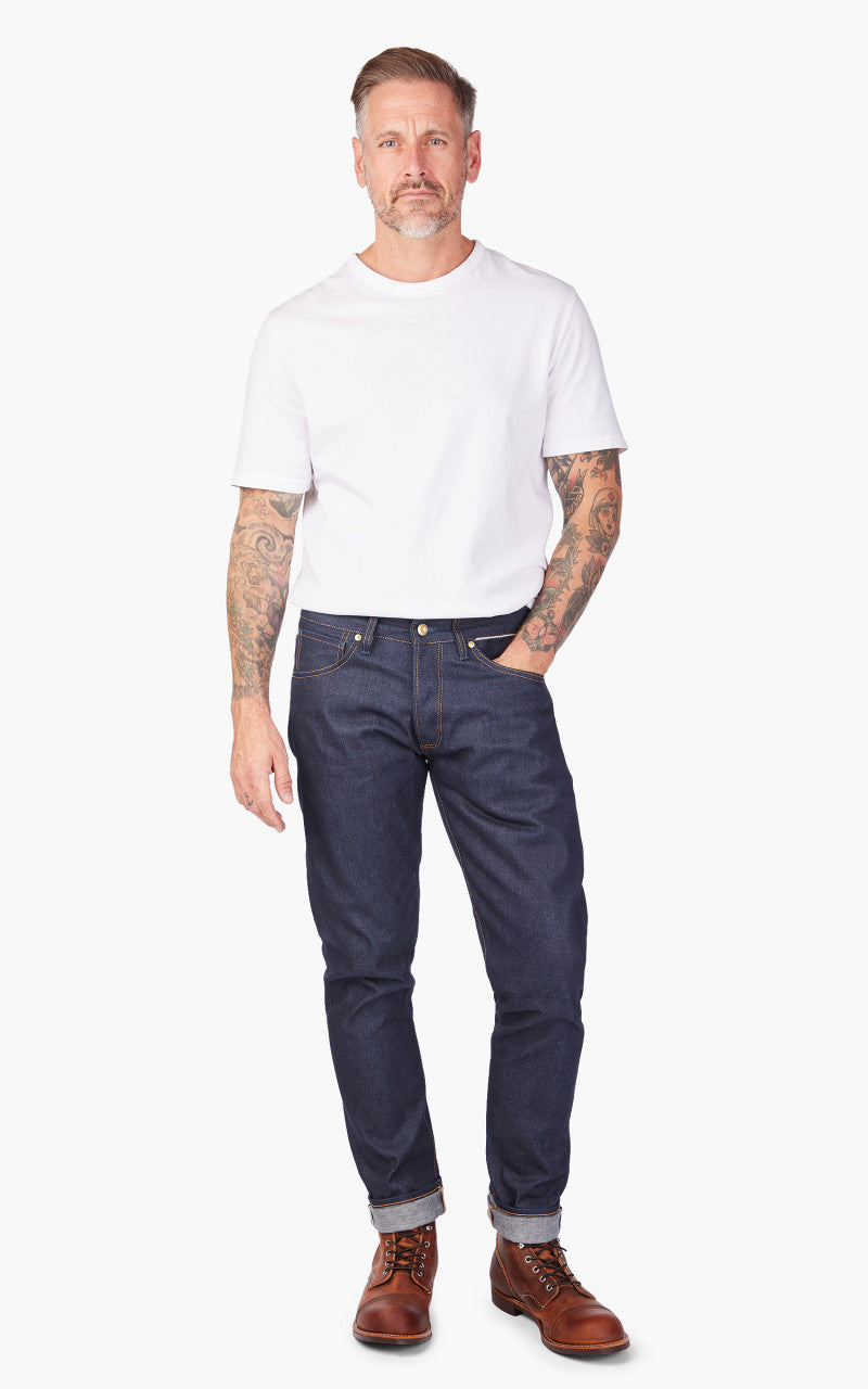 Benzak B-01 Slim Easy Fade LHT Selvedge Indigo 14oz