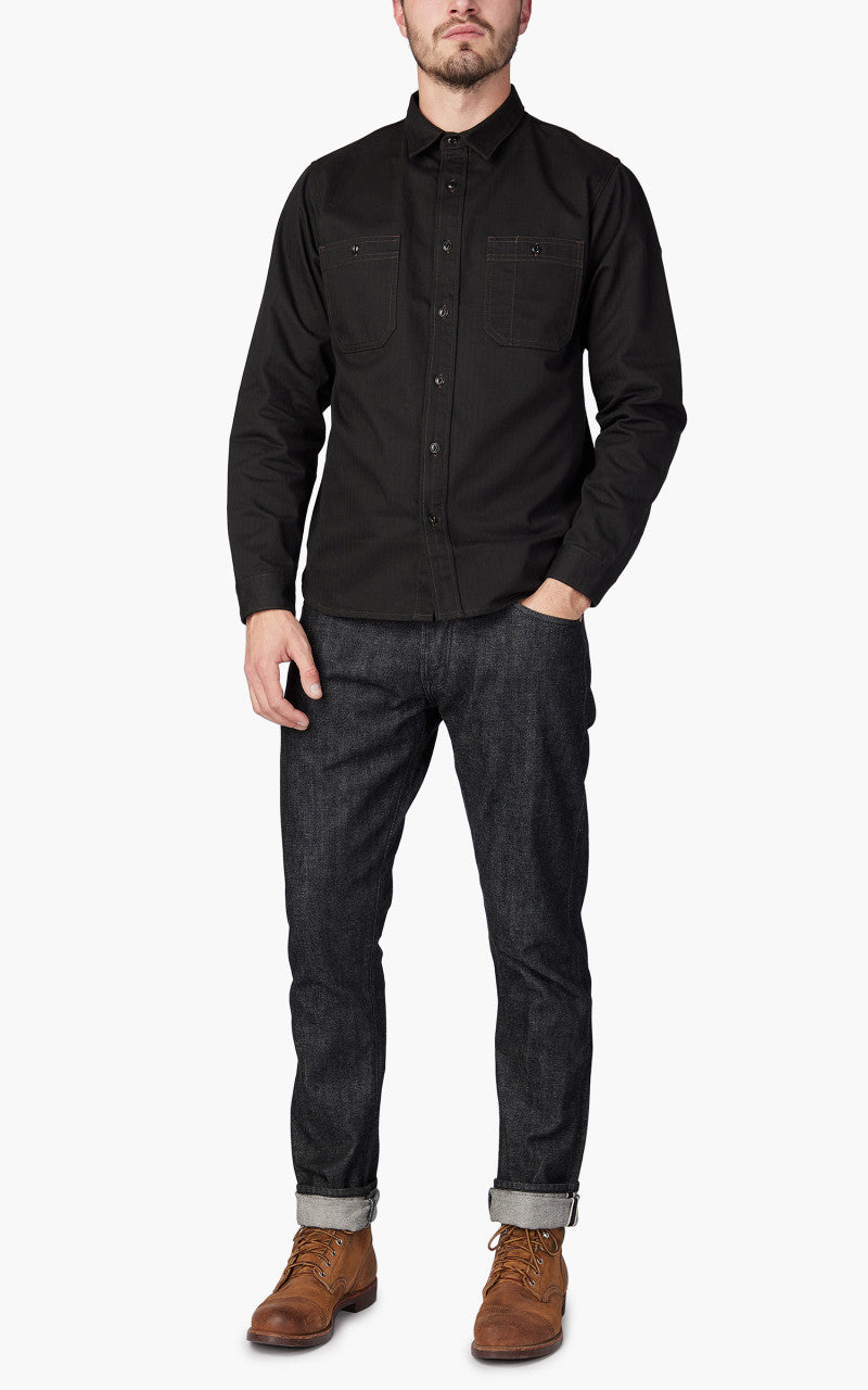 Benzak B-01 Slim Colour Denim Black Selvedge 14oz