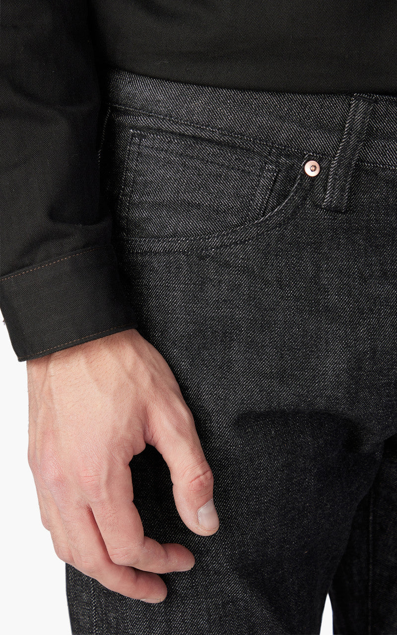 Benzak B-01 Slim Colour Denim Black Selvedge 14oz