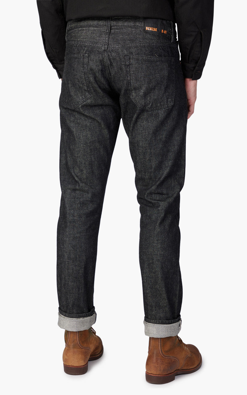 Benzak B-01 Slim Colour Denim Black Selvedge 14oz