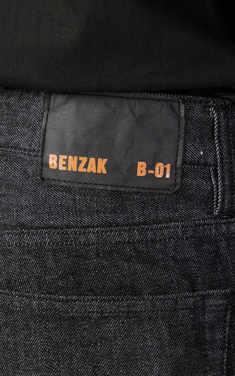 Benzak B-01 Slim Colour Denim Black Selvedge 14oz
