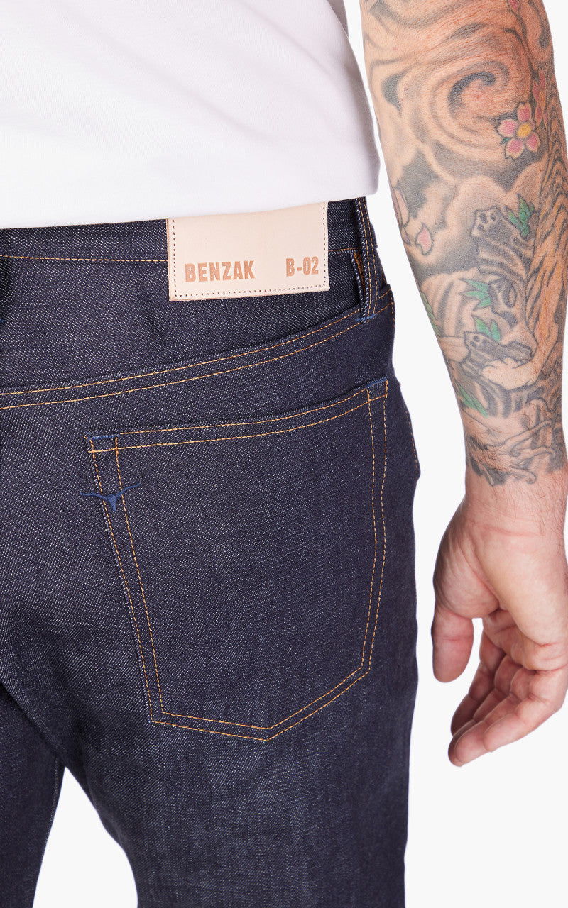 Benzak B-02 Straight Kojima Selvedge Indigo 15.5oz