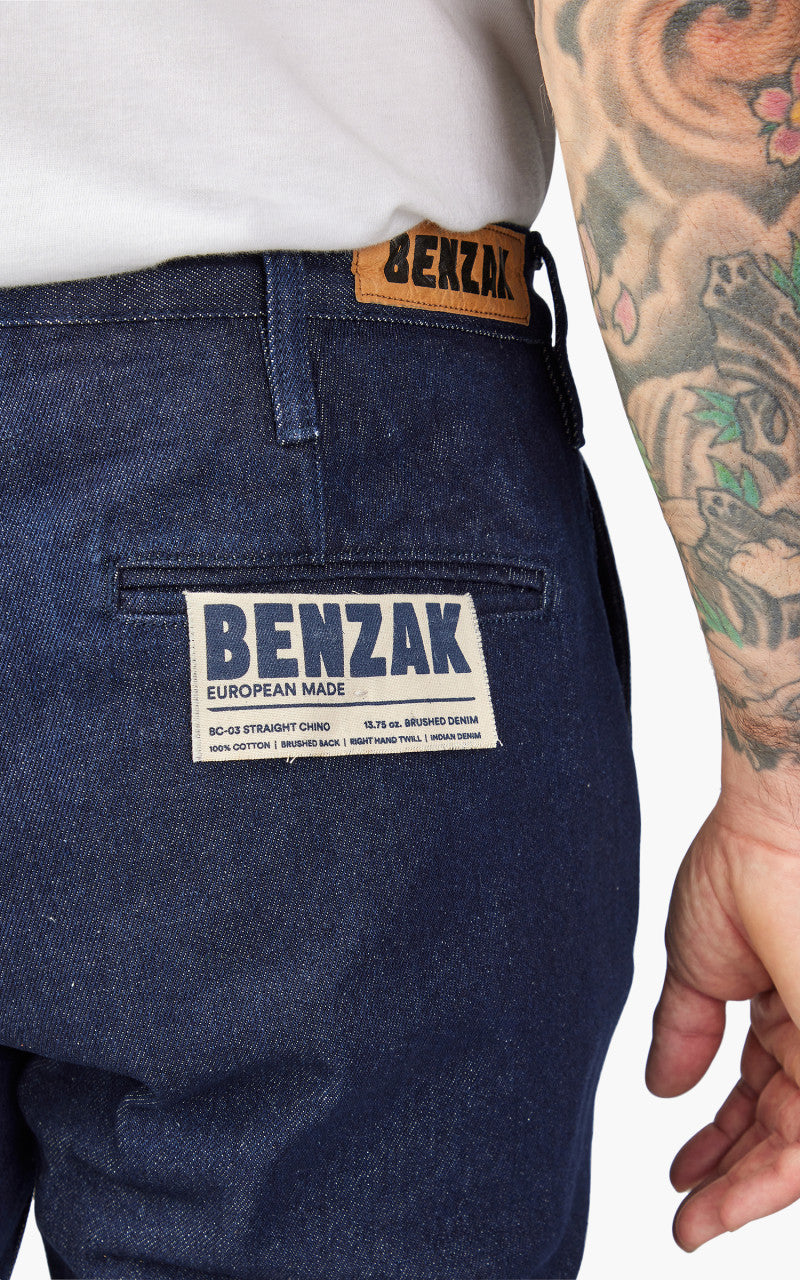 Benzak BC-03 Straight Chino Brushed Denim 13.75oz