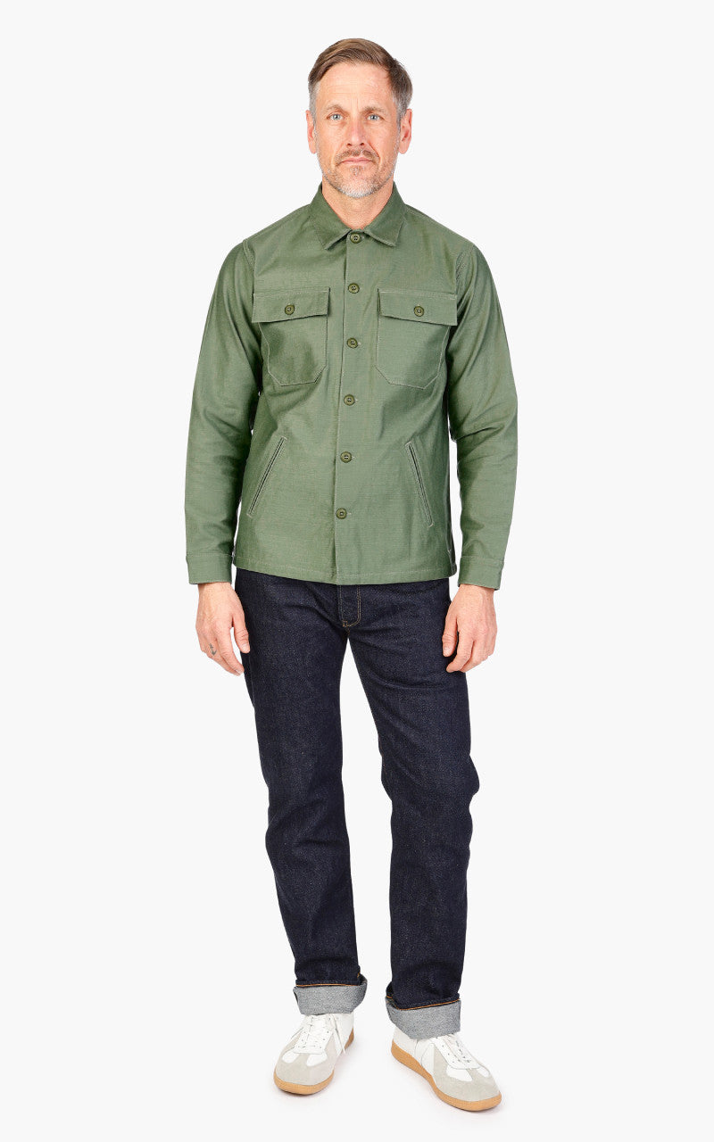 Benzak BWS-03 Military Overshirt Military Twill Army Green