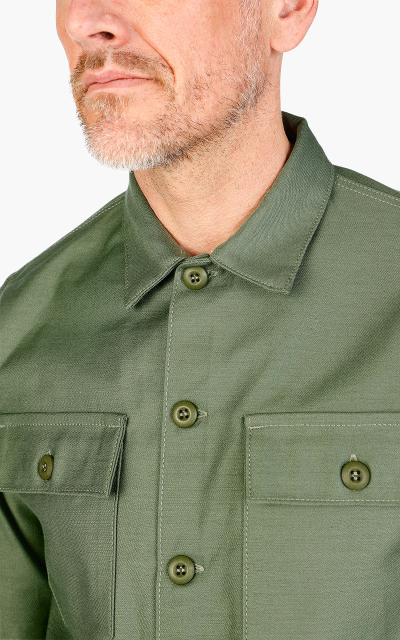 Benzak BWS-03 Military Overshirt Military Twill Army Green