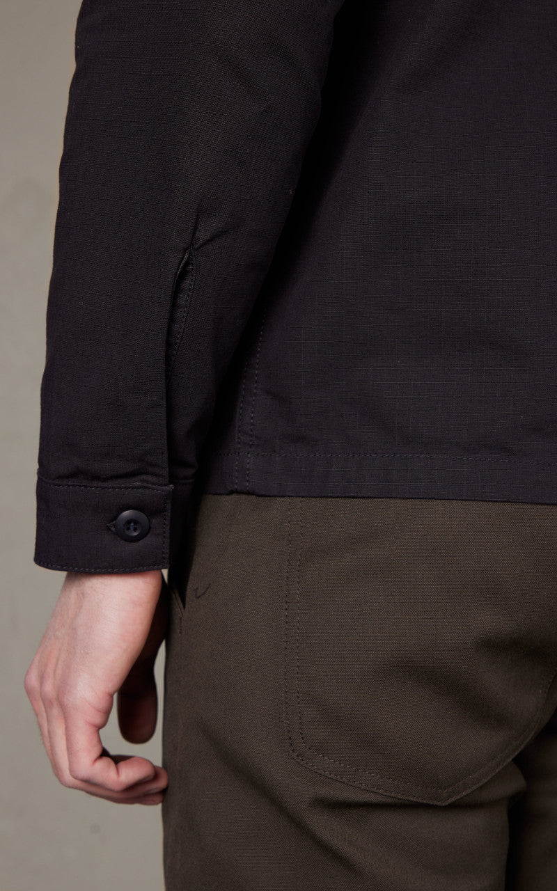 Benzak BWS-03 Military Overshirt Ripstop Navy