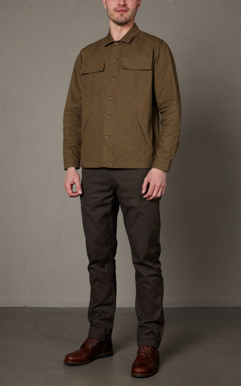 Benzak BWS-03 Military Overshirt Ripstop Olive Drab