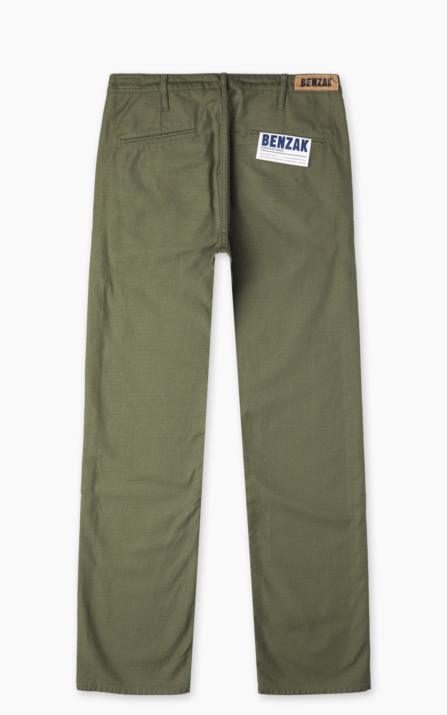 Benzak BC-03 Straight Chino Military Twill Olive Drab