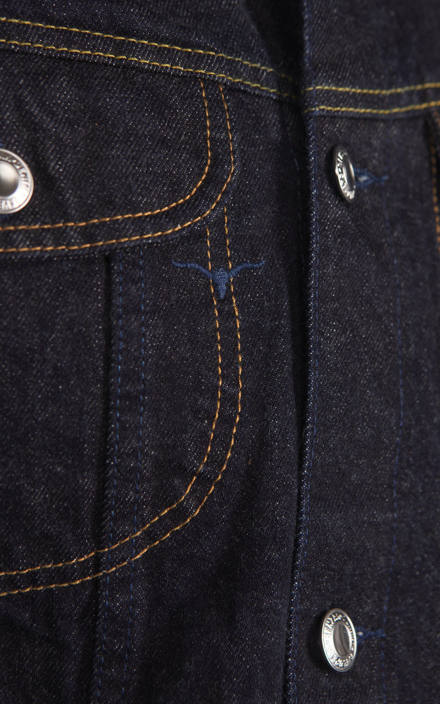 Benzak BDJ-05 Trucker Jacket Forties Era Selvedge Indigo 14oz