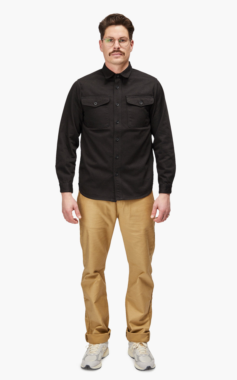 Benzak BWS-04 Scout Overshirt Sateen Military Black