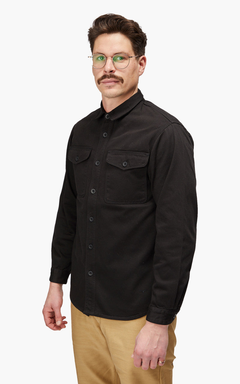 Benzak BWS-04 Scout Overshirt Sateen Military Black