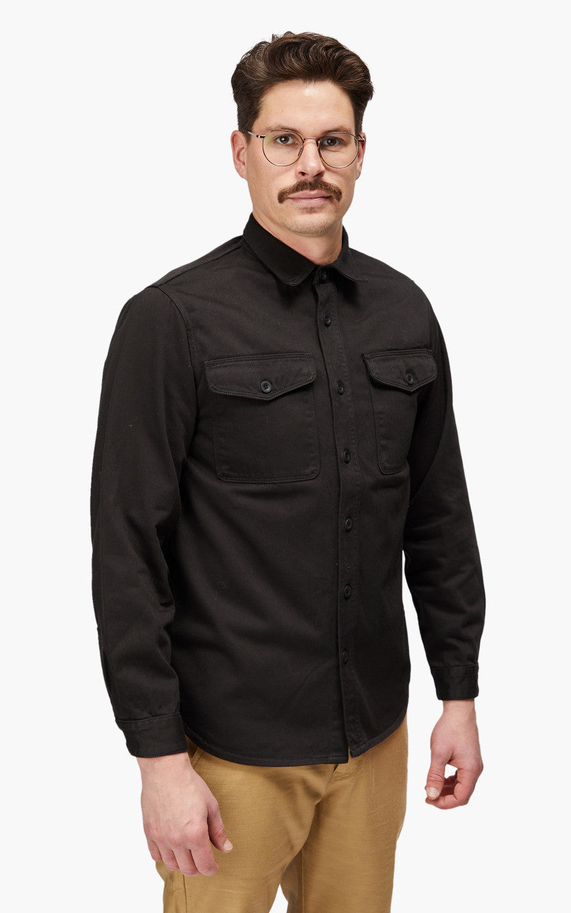 Benzak BWS-04 Scout Overshirt Sateen Military Black