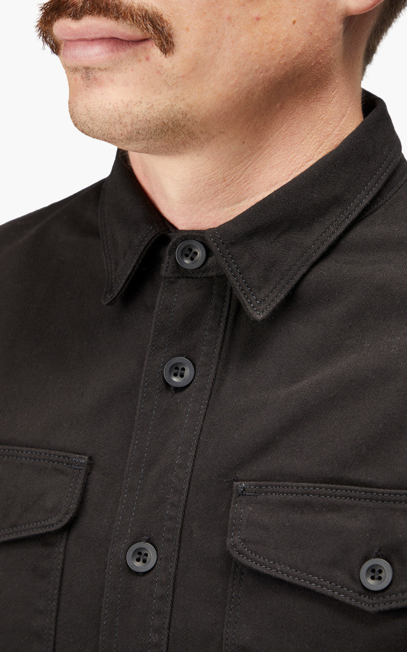 Benzak BWS-04 Scout Overshirt Sateen Military Black