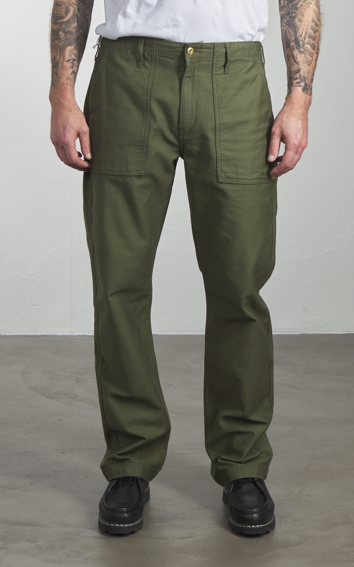 Benzak BP-07 Loose Fatigue Pants Military Twill Olive Drab