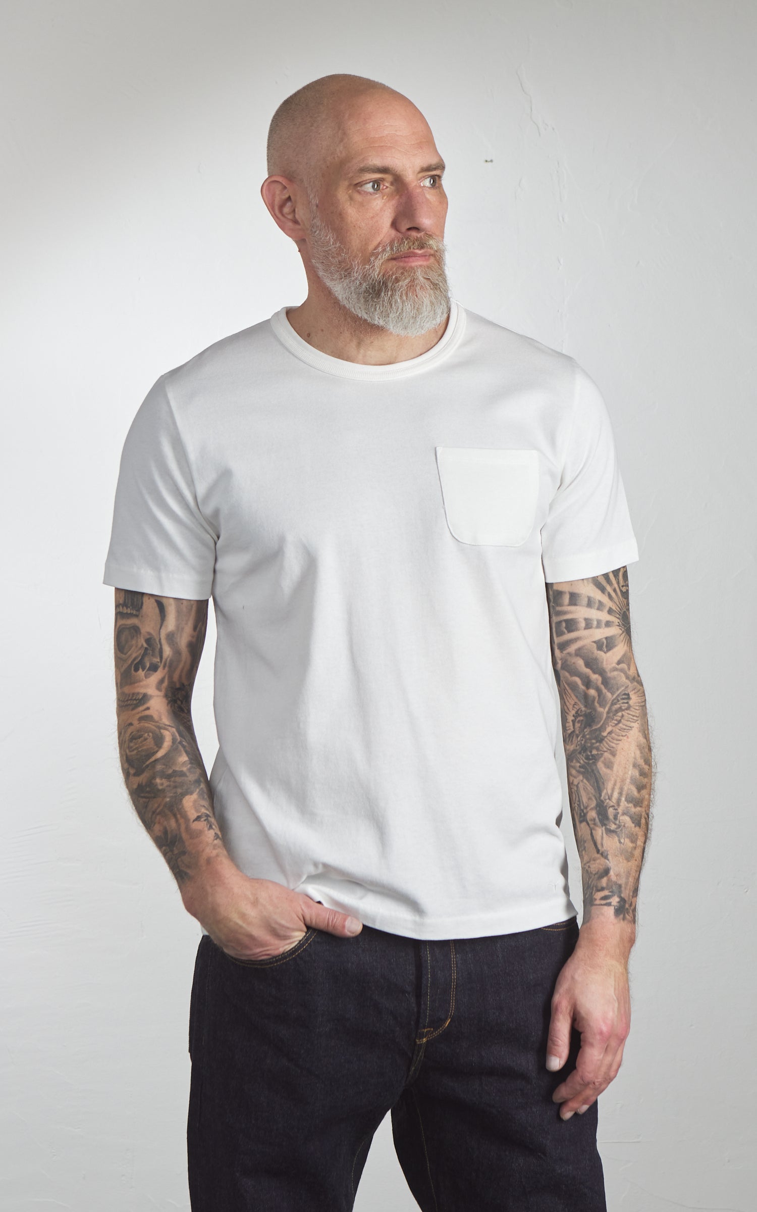 Benzak BT-09 Vintage Tee Off White