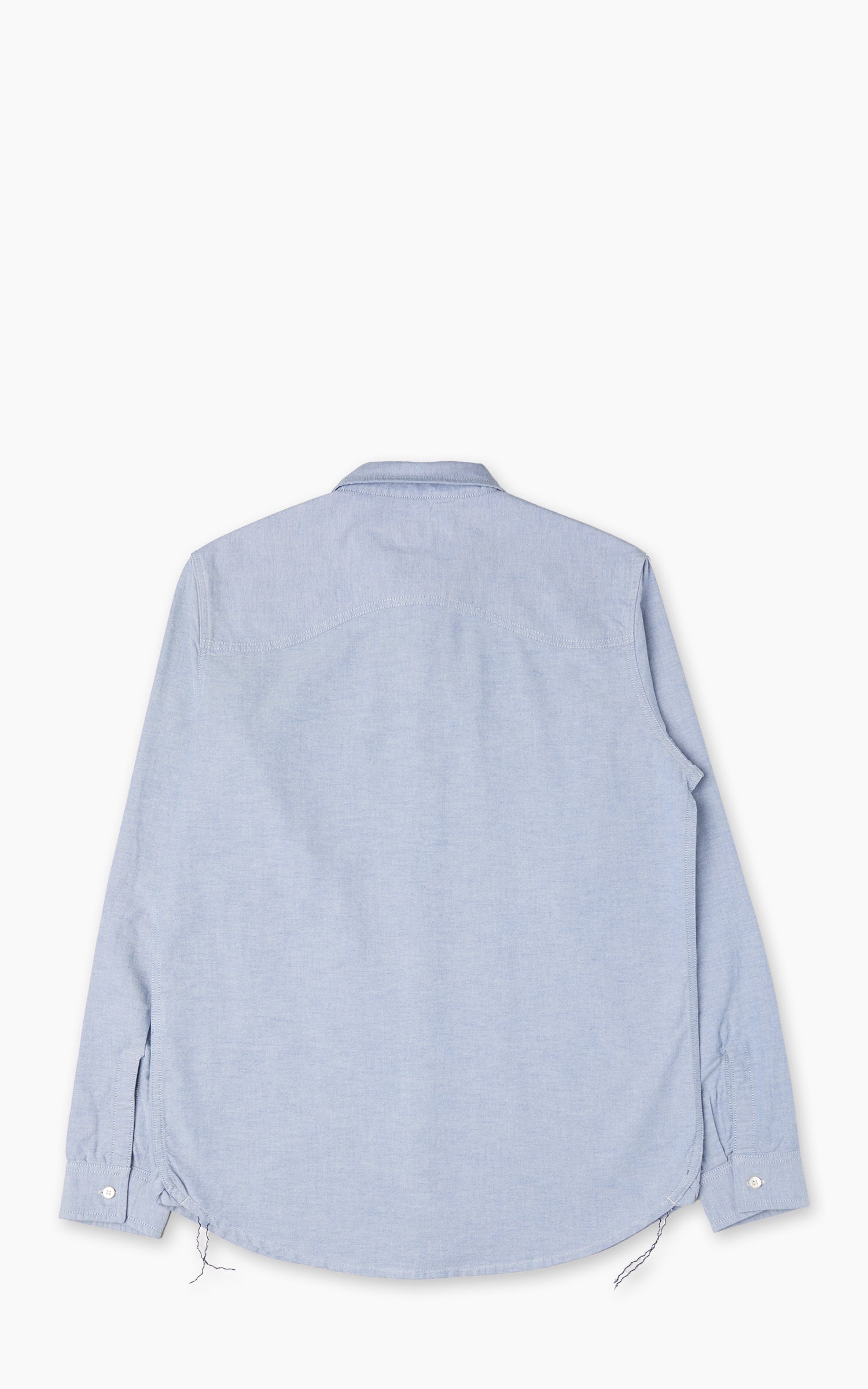 Benzak BWS-06 Worker Shirt Oxford Navy & White 6oz