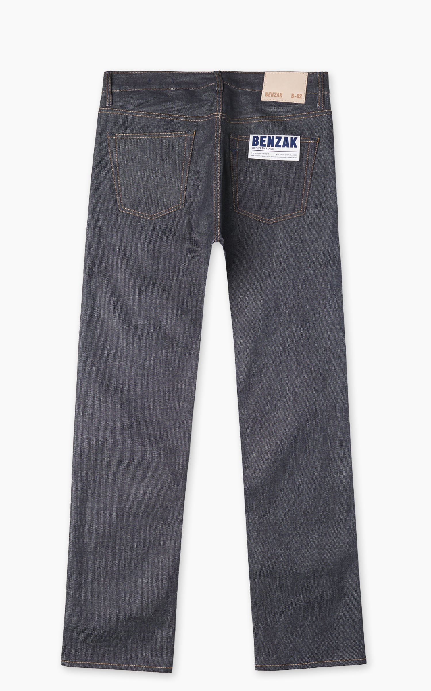 Benzak B-02 Regular Straight Green Cast Selvedge Indigo 14oz
