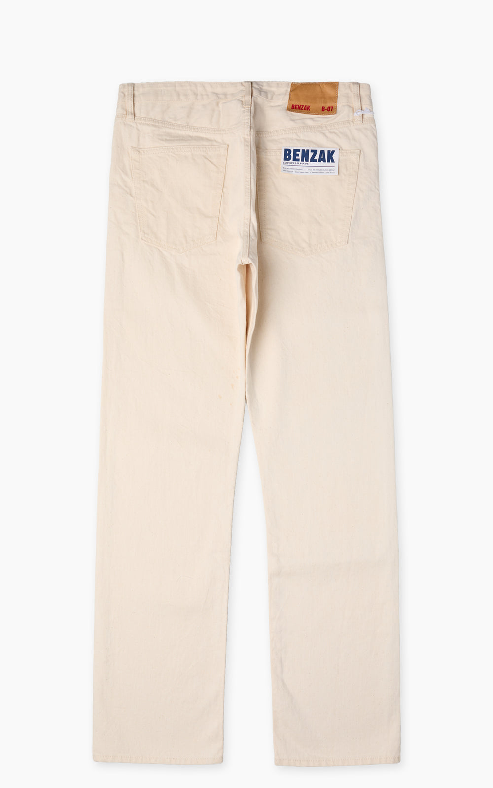 Benzak B-07 Relaxed Straight Colour Denim Selvedge Ecru 14oz