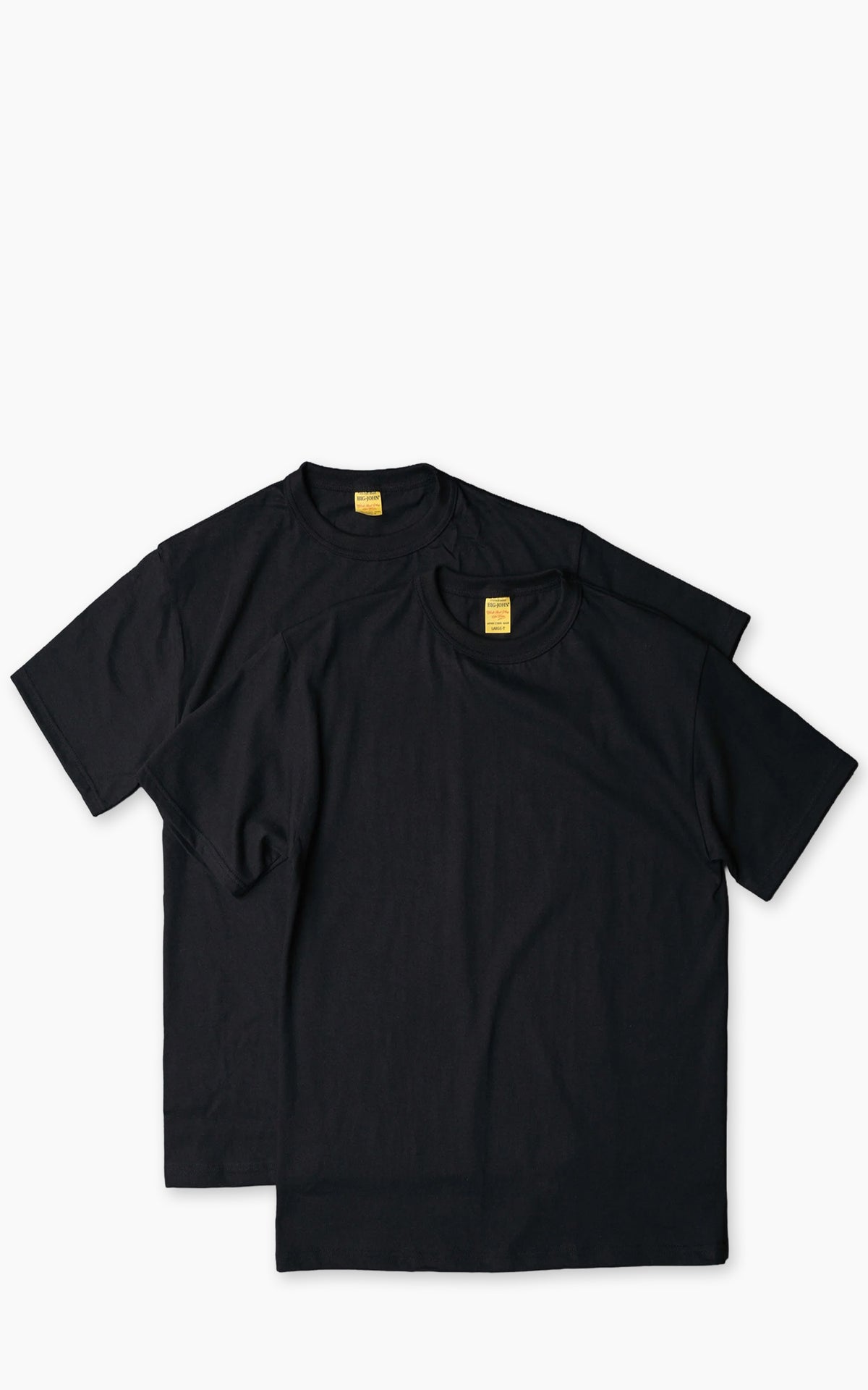 Big John Original 2-Pack T-Shirt Black