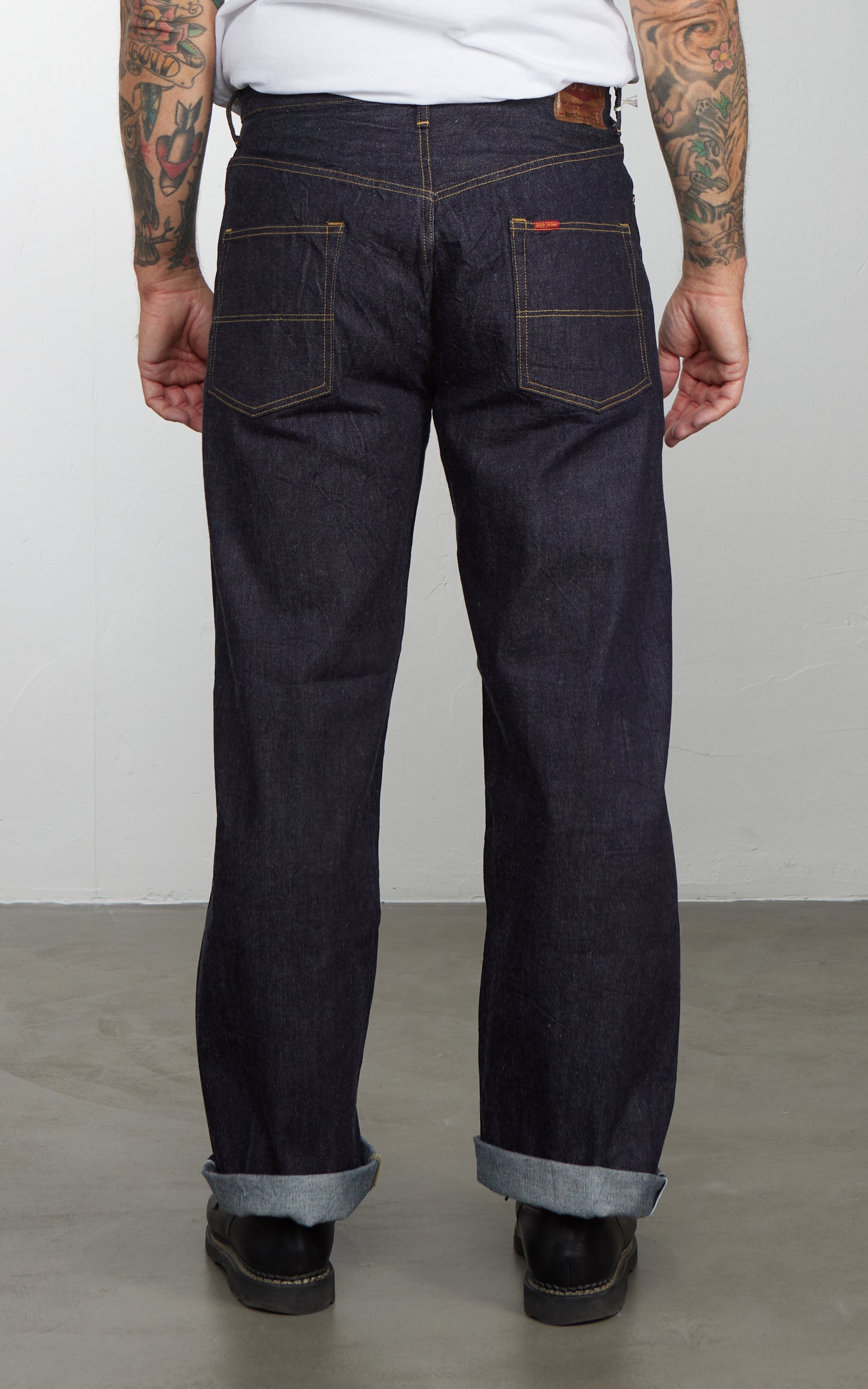 Big John SL Vintage Loose Straight Jeans Selvedge Indigo 12oz