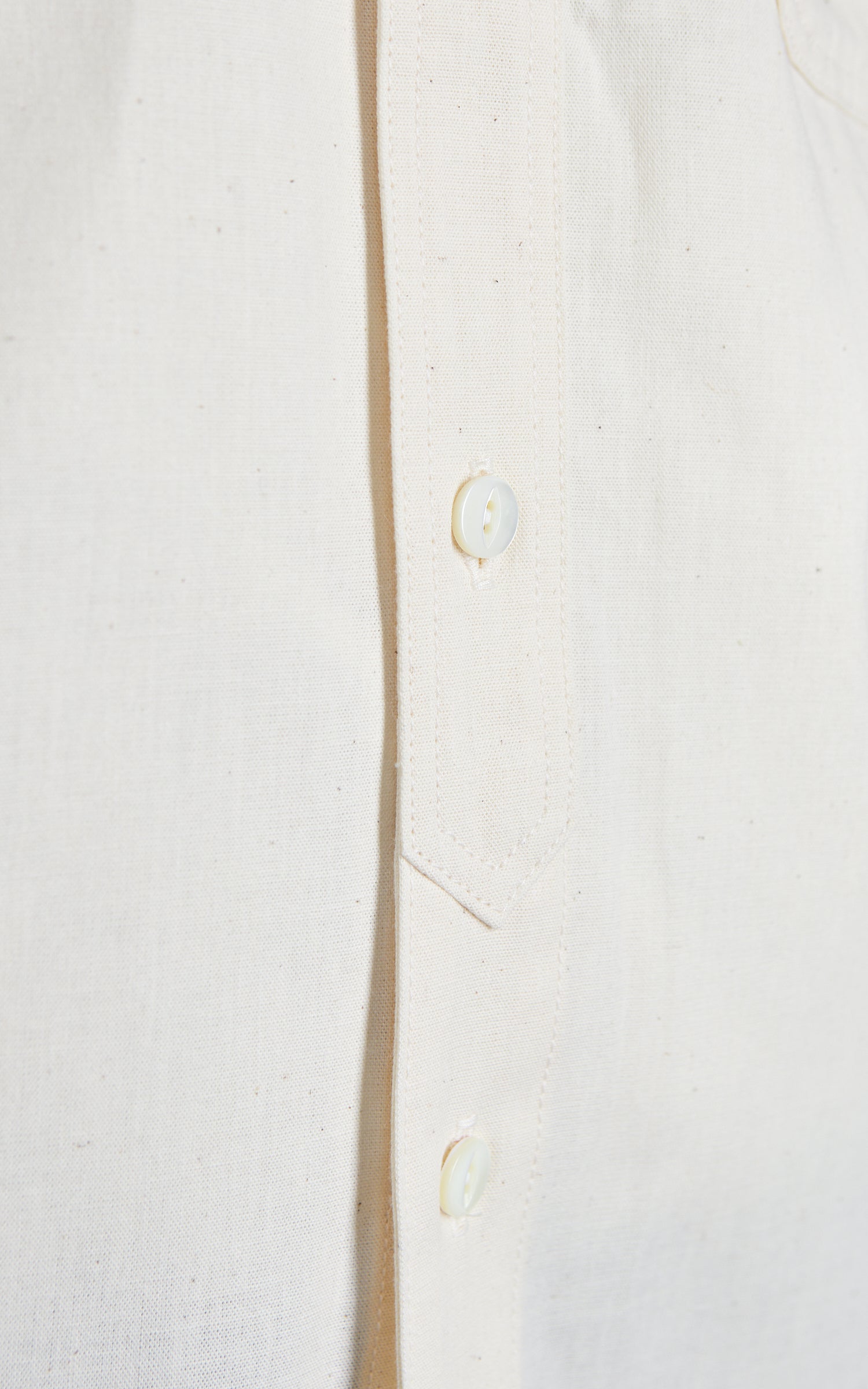 Big John Selvedge Chambray Work Shirt Natural 5oz