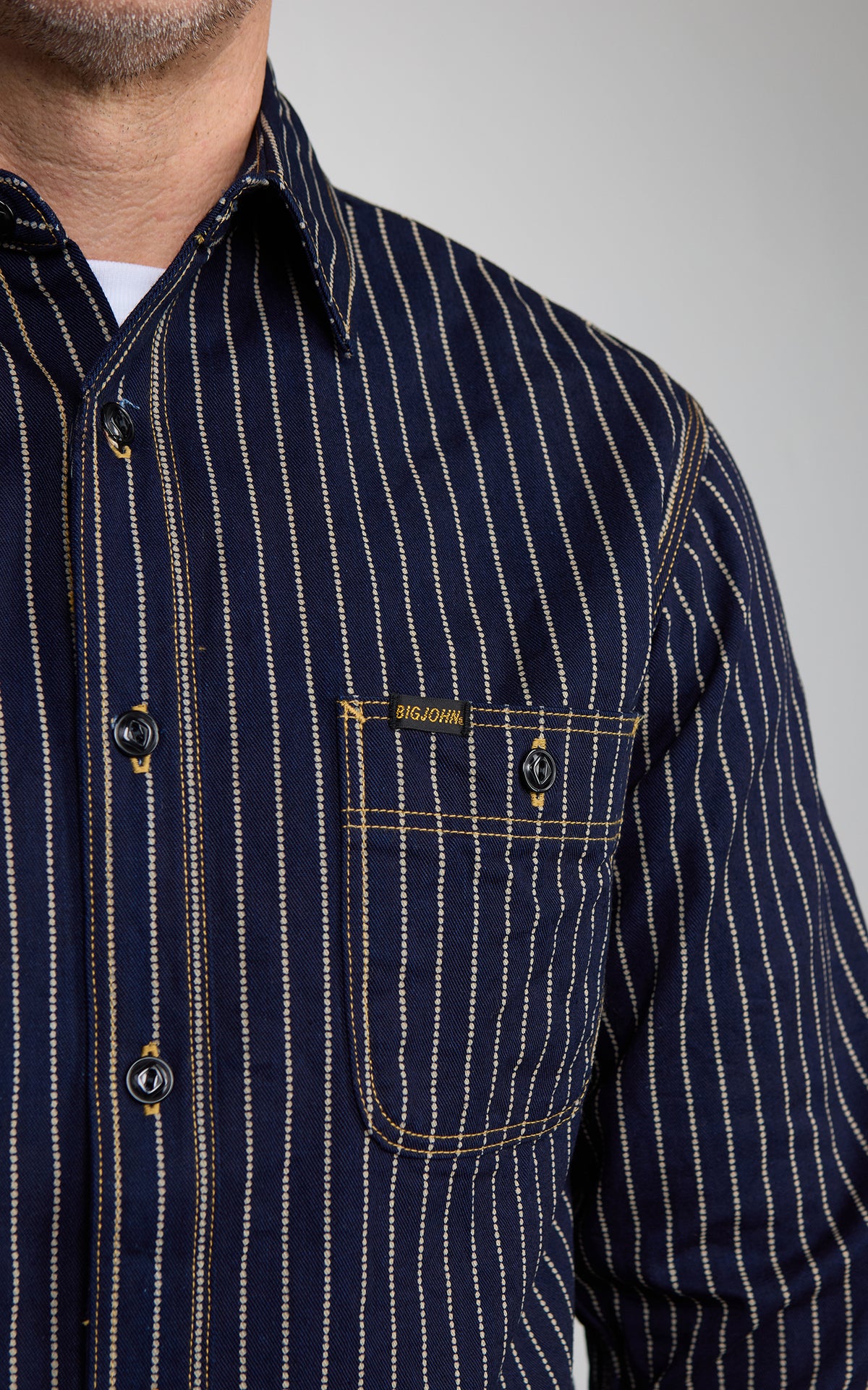 Big John MS005E Selvedge Work Shirt Wabash 10oz