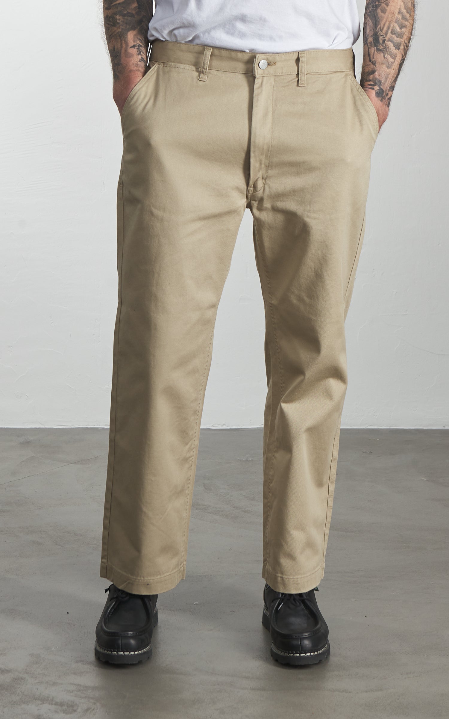 Big John Classic Chino Pants Army Beige