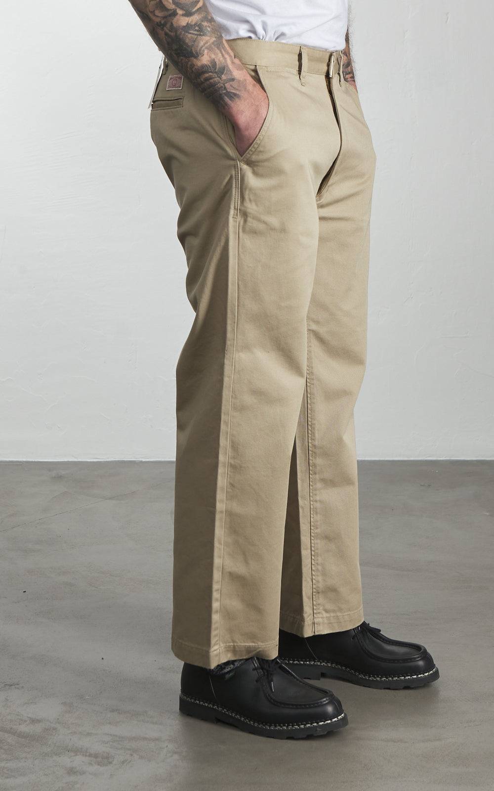 Big John Classic Chino Hose Army Beige