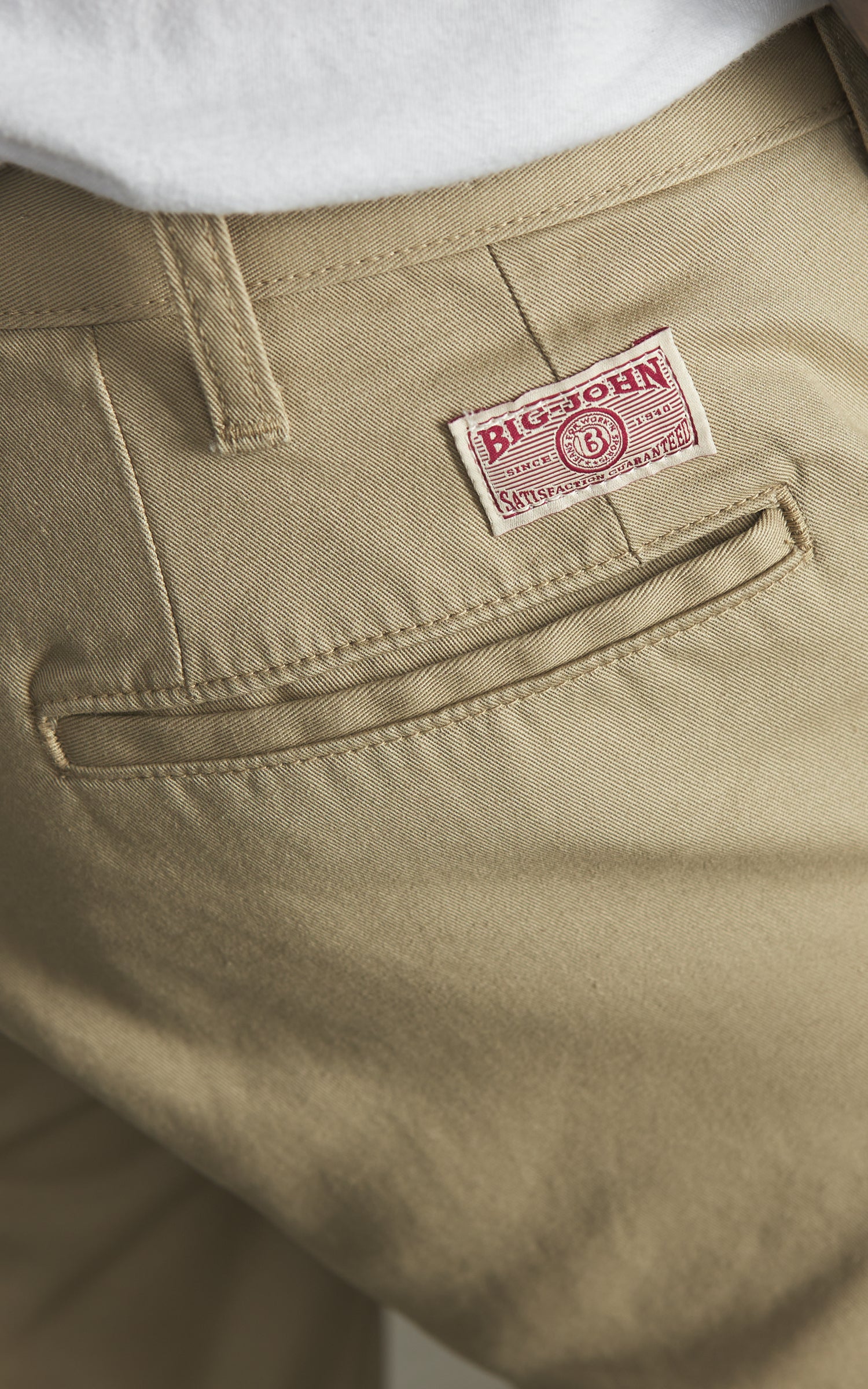Big John Classic Chino Pants Army Beige