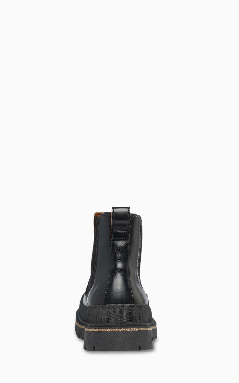 Birkenstock Prescott Slip On Natural Leather Black