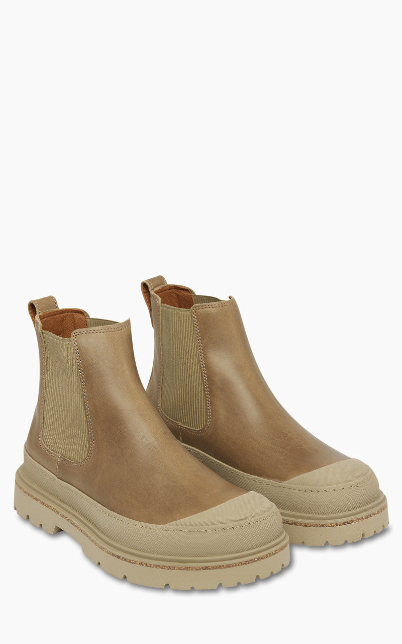 Birkenstock Prescott Slip On Natural Leather Taupe