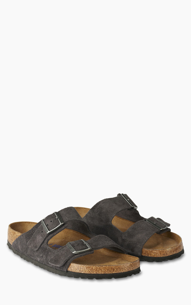 Birkenstock Arizona Suede Leather Velvet Grey