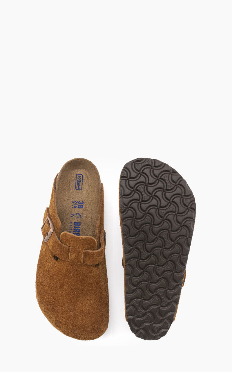 Birkenstock Boston Soft Footbed Suede Mink