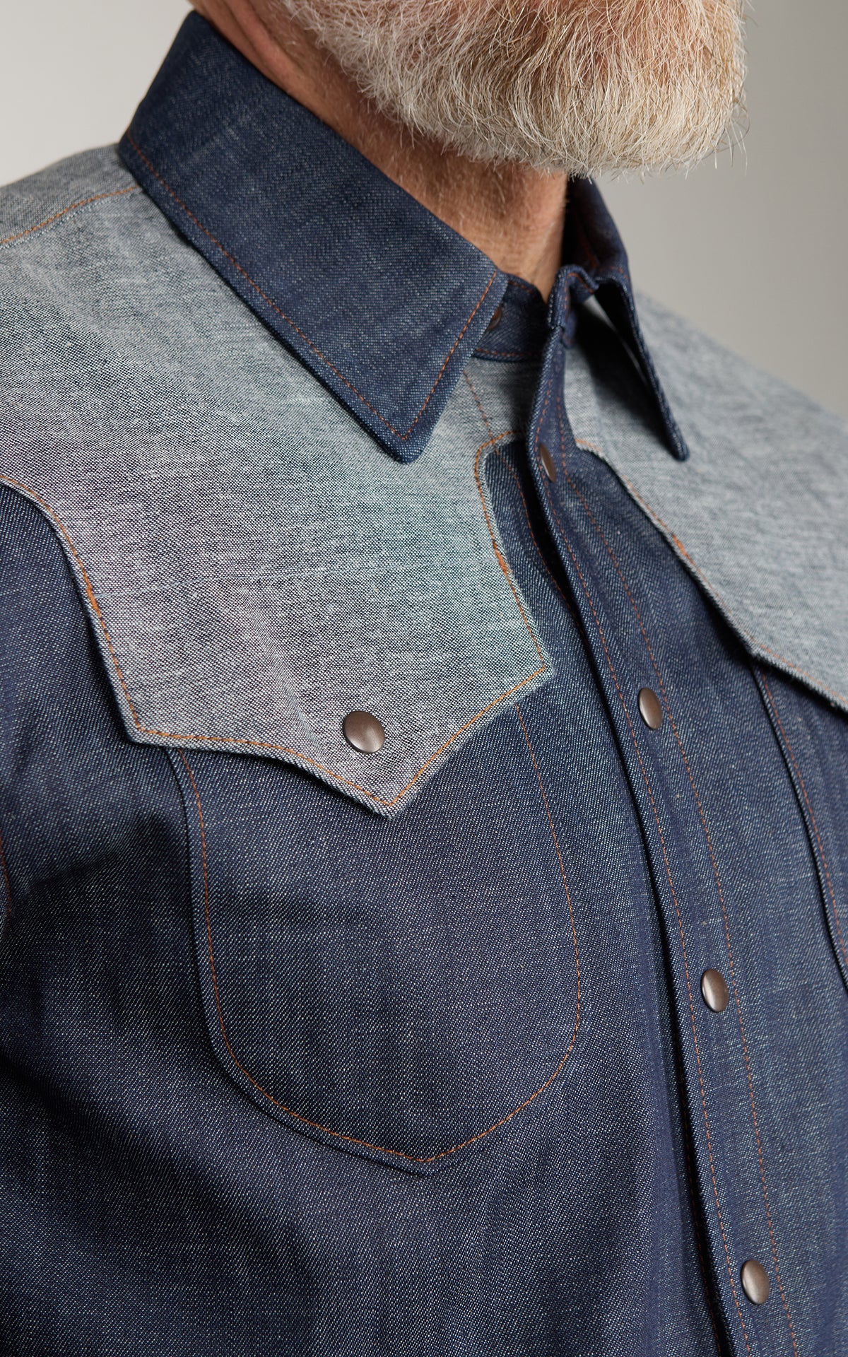 Blaumann Jeanshosen 216 Rodeo Shirt Contrast Blue