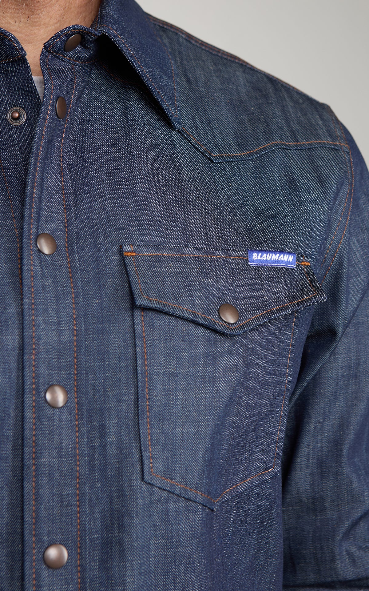 Blaumann Jeanshosen 011 Western Denim Shirt Indigo