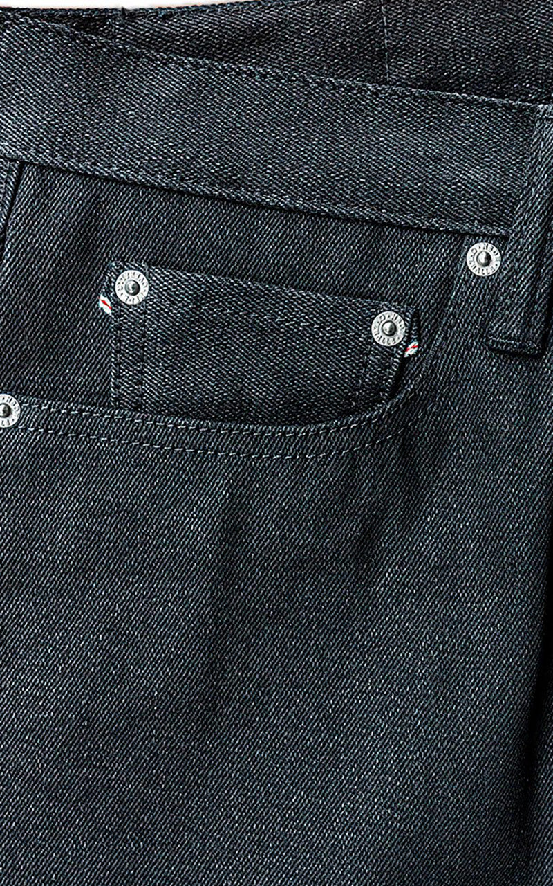 NBDN Bonsai 002 Slim Straight Selvedge Jeans Black x Black 15oz