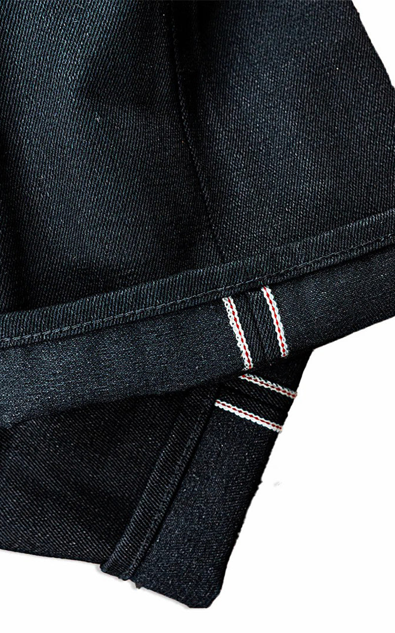 NBDN Bonsai 002 Slim Straight Selvedge Jeans Black x Black 15oz