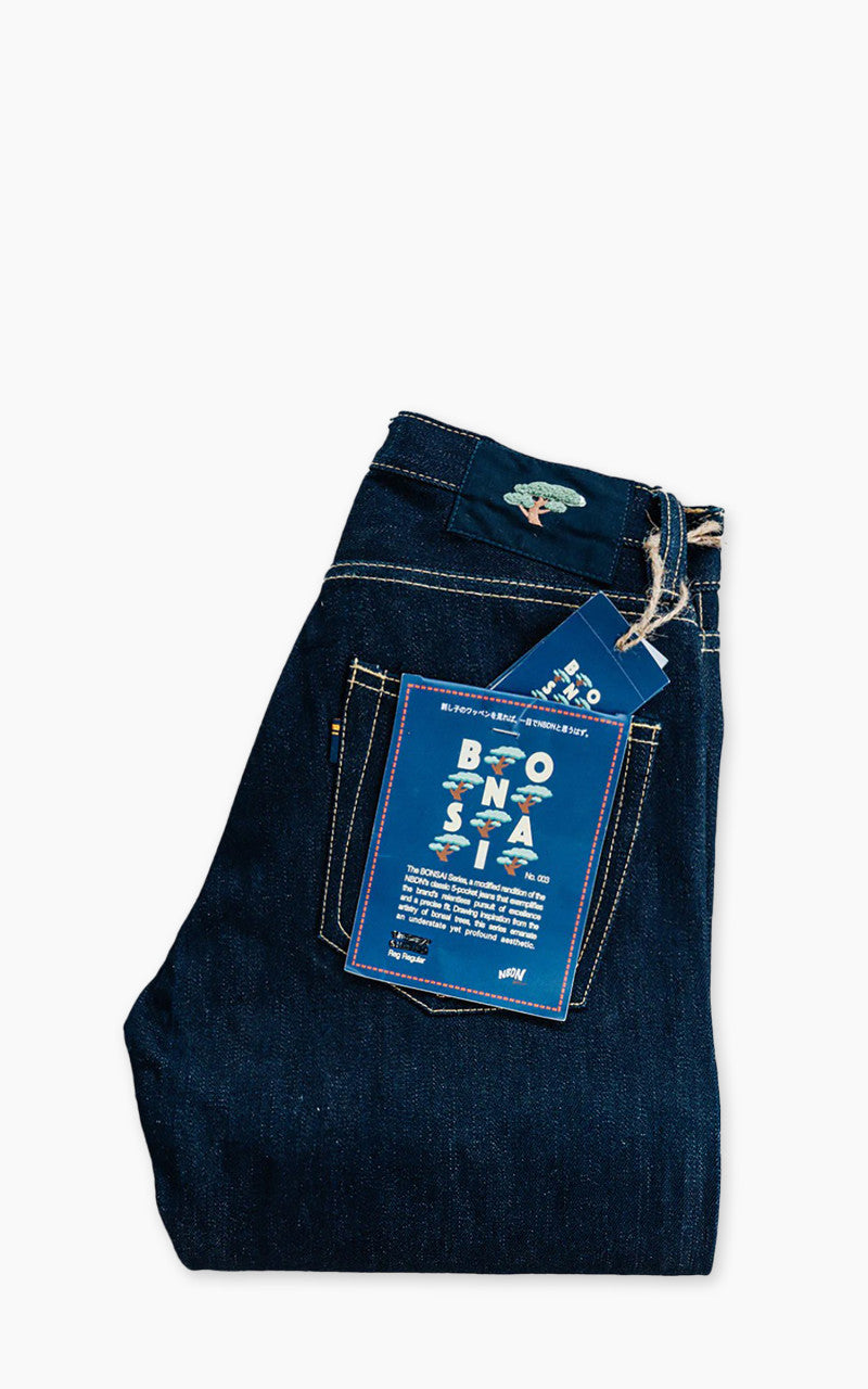 NBDN Bonsai 003 Slim Straight Selvedge Jeans Indigo 15oz