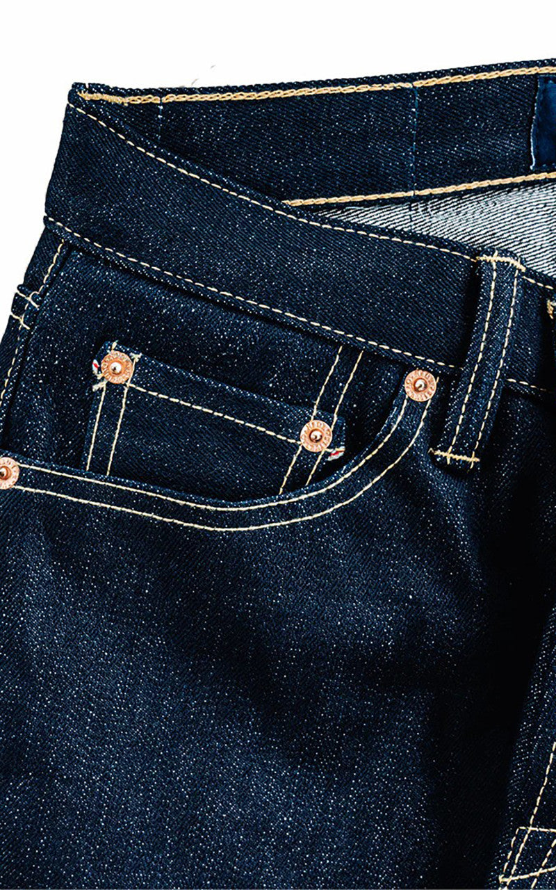 NBDN Bonsai 003 Slim Straight Selvedge Jeans Indigo 15oz