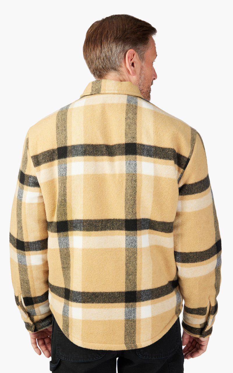 Brixton Durham Lined Jacket Antelope/Off White/Black