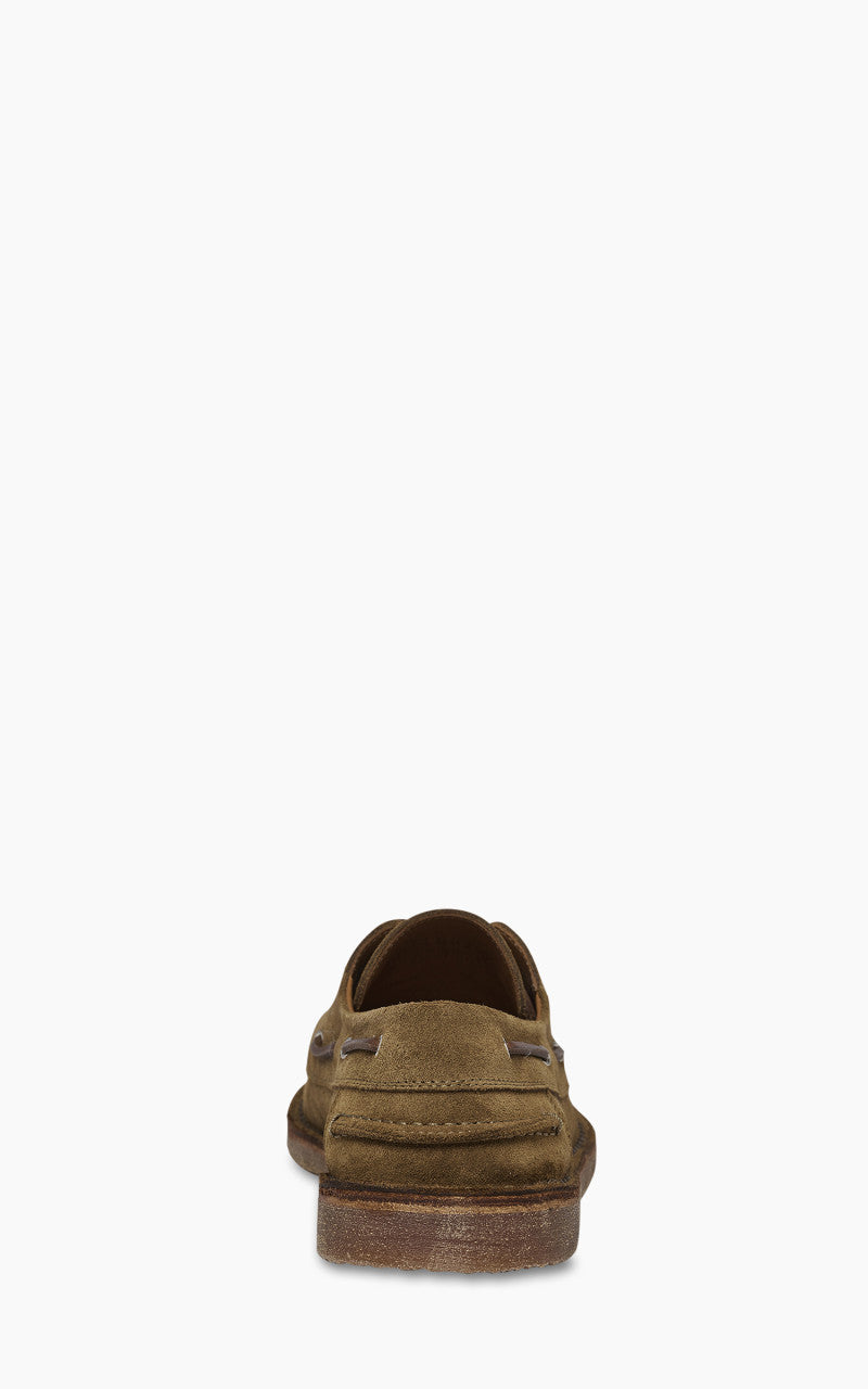 Buttero B9322 Argentario Boat Shoes Suede Curry