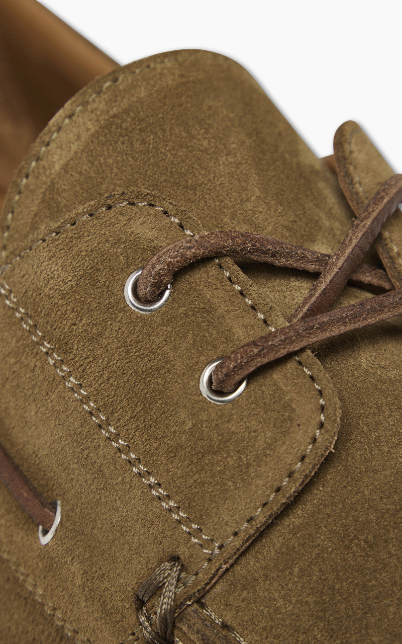 Buttero B9322 Argentario Boat Shoes Suede Curry