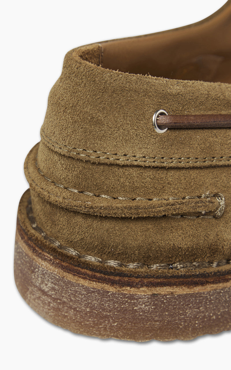 Buttero B9322 Argentario Boat Shoes Suede Curry