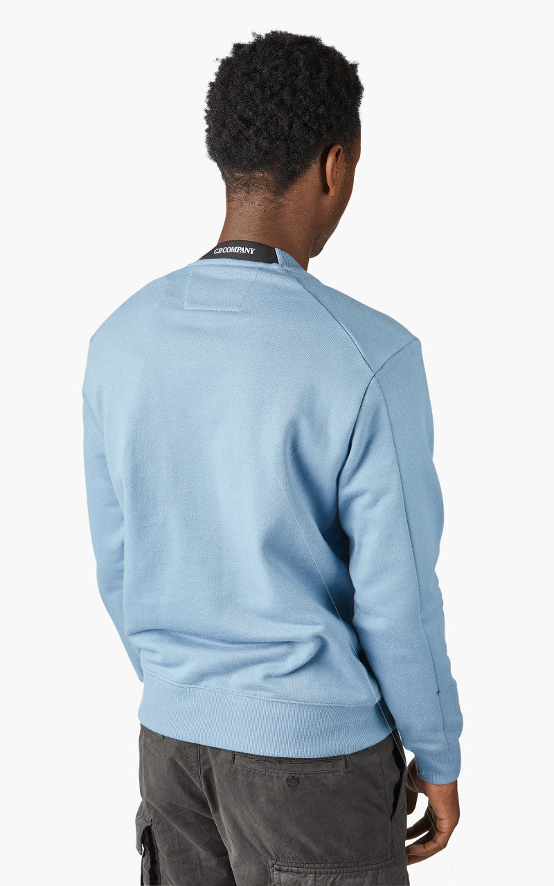 C.P. Company Diagonal Raised Fleece Jumper Infinity
