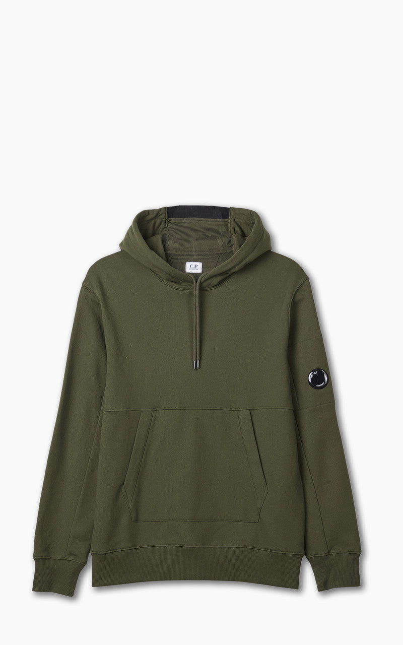 C.P. Company Diagonal Raised Fleece Hoodie Ivy Green