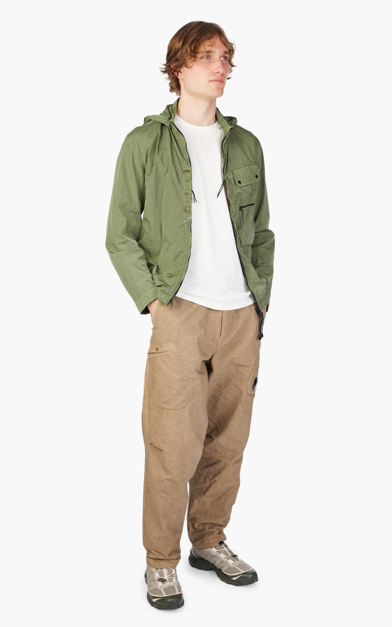 C.P. Company Chrome-R Goggle Overshirt Bronze Green
