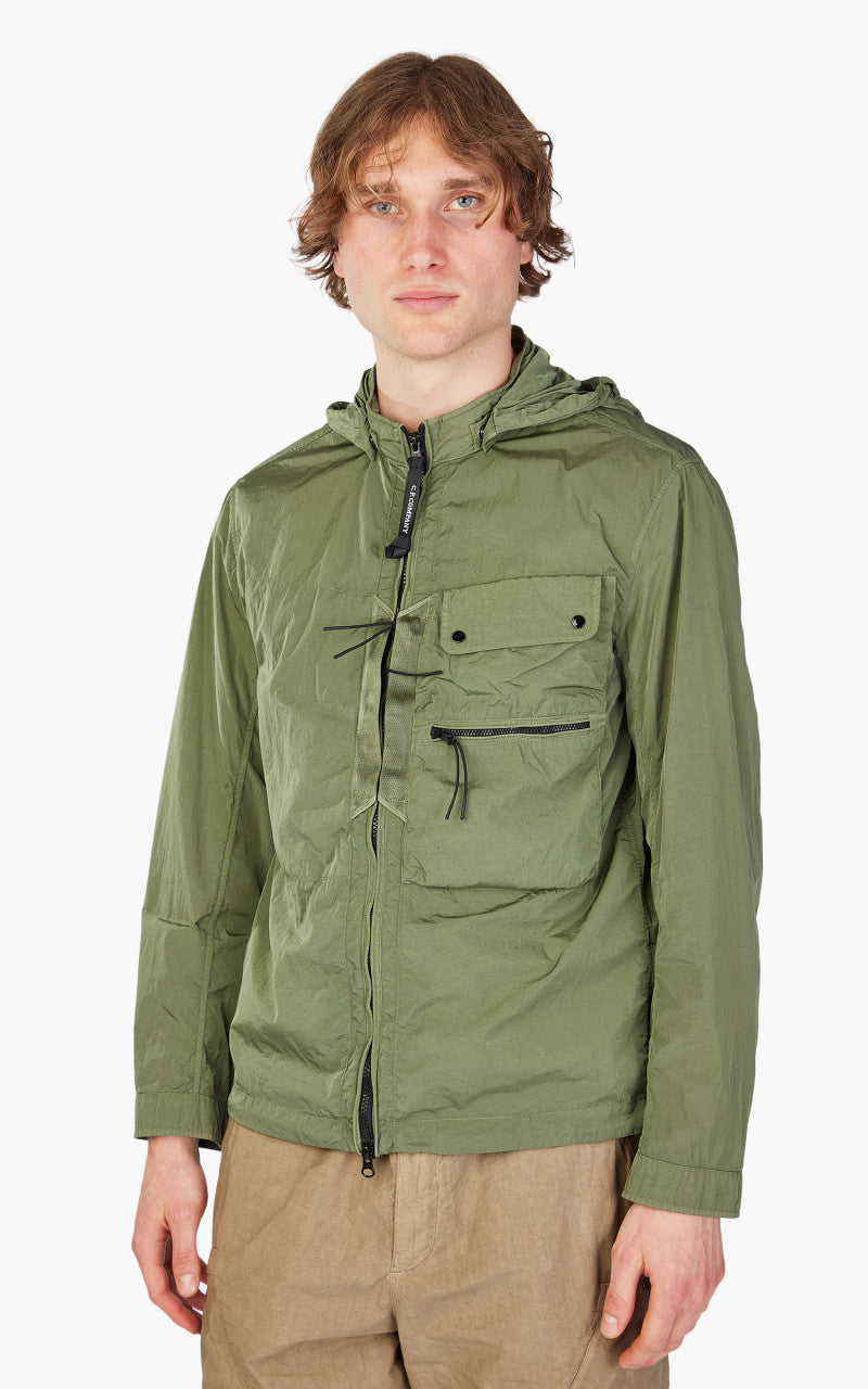 C.P. Company Chrome-R Goggle Overshirt Bronze Green