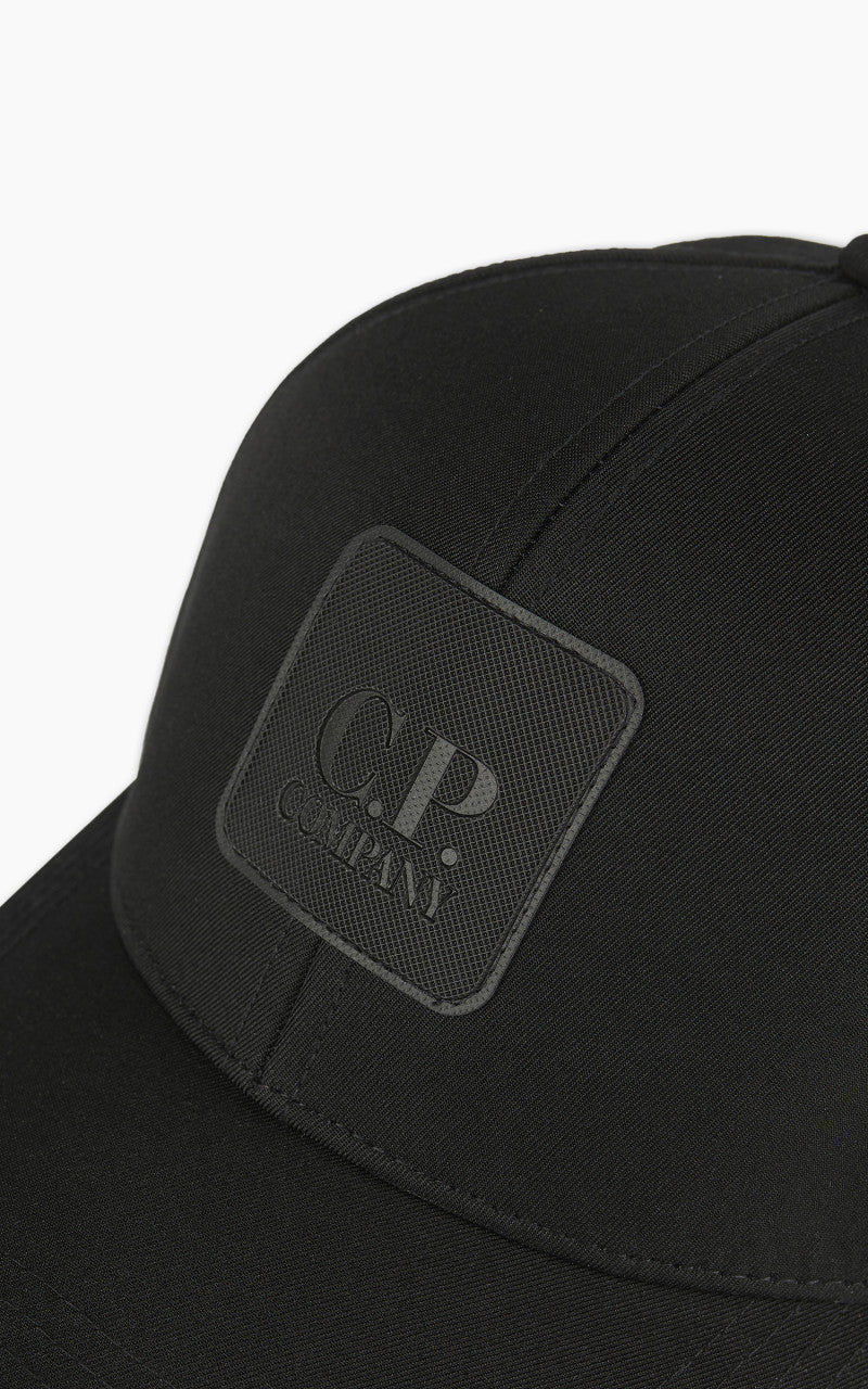 C.P. Company Metropolis Polyester Twill Cap Black