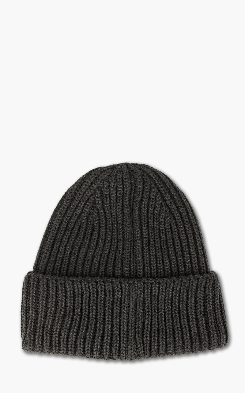 C.P. Company Extra Fine Merino Wool Goggle Beanie Forged Iron