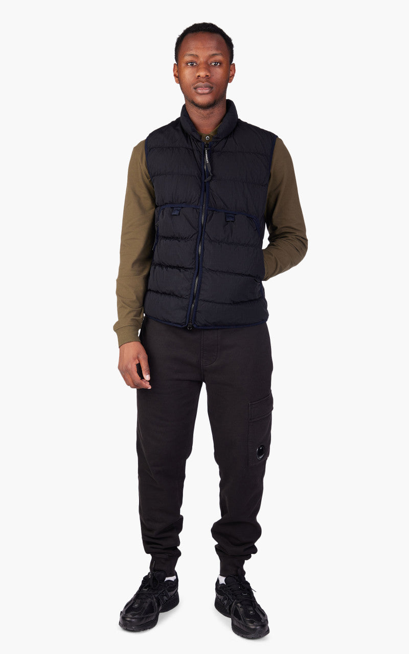 C.P. Company Eco-Chrome R Down Vest Total Eclipse